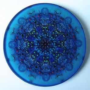 4 INCH
ROUND GLASS COASTER
BLUE 4